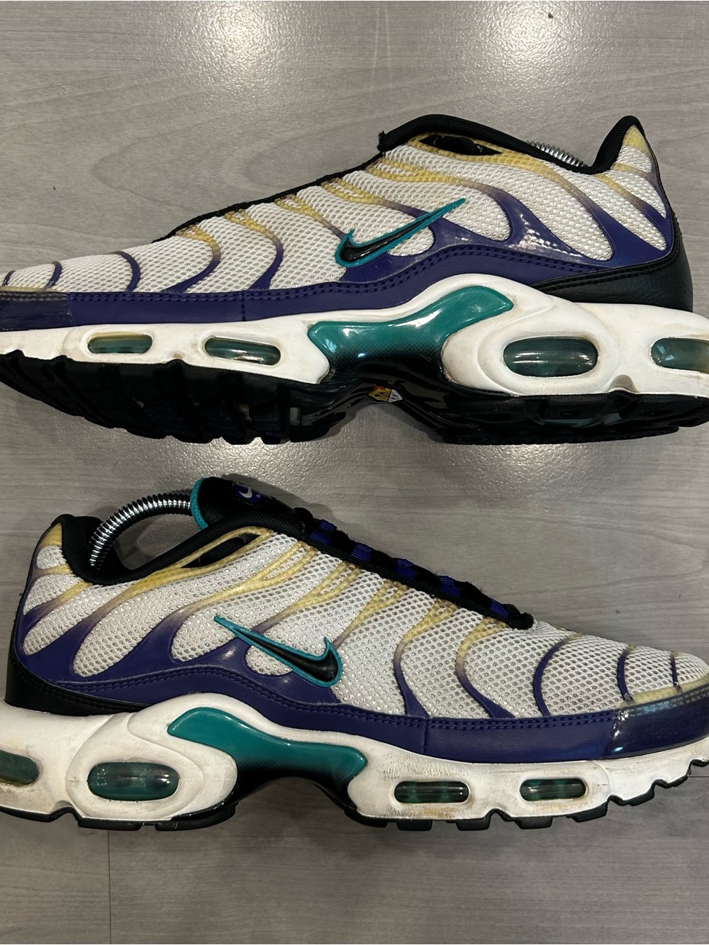 Nike Air Max Plus TN White Grape Ice Purple Sneakers US Men’s Size 9 DM0032-100